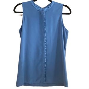 Ann Taylor Sleeveless Button Down Blouse